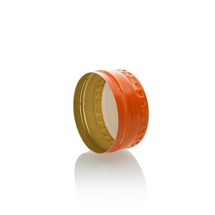 28mm Orange Aluminum Bottle Caps best