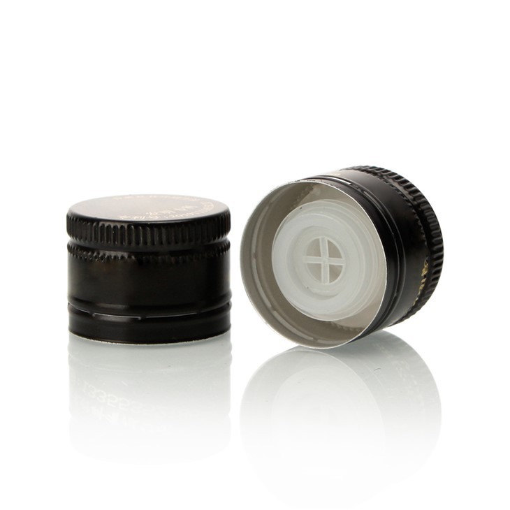 Luxury Black Aluminum-plastic Olive Oil Caps