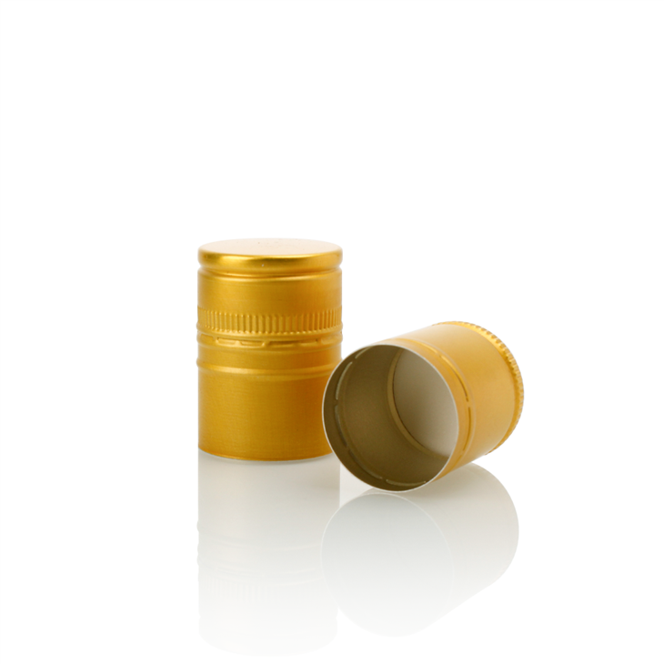 Pure Gold 30*44mm Aluminum Cap factory