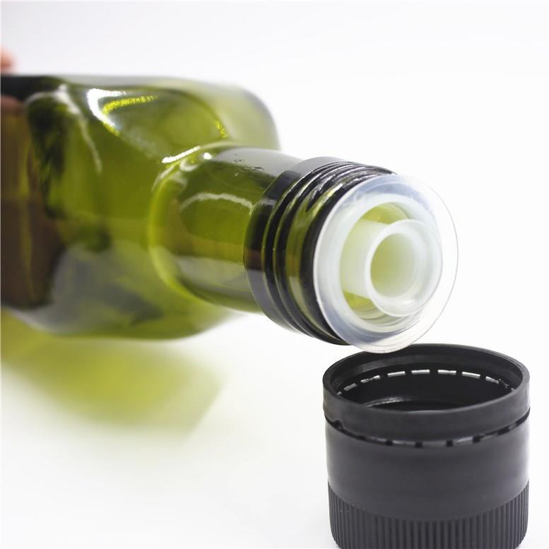 Dark Green Olive Oil Glass Bottle Dark Green Olive Oil Glass Bottle